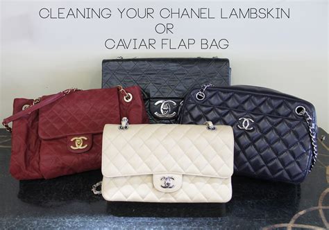 how to clean lambskin chanel bag|vintage chanel lambskin bag.